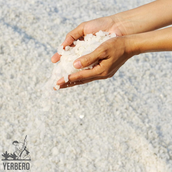 Yerbero - Premium Gourmet Bulk Colima Sea Salt Unrefined (Multiple Sizes) | 100% Natural Sea Salt, Sal De Mar, Non GMO's | Hand Harvested | From Lagoon Cuyutlán “Tepalcates” Colima, Mexico.