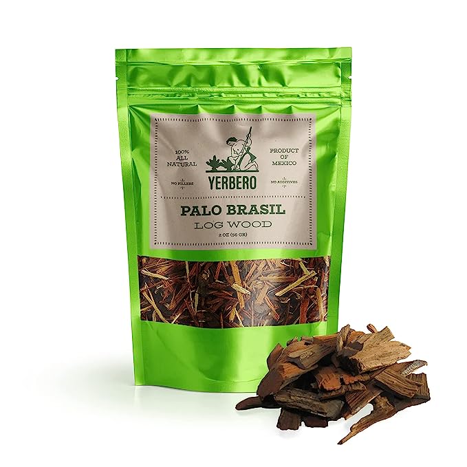 Yerbero - Palo de Brasil Herbal Tea Log Wood (2oz.) Stand Up Pouch Resealable