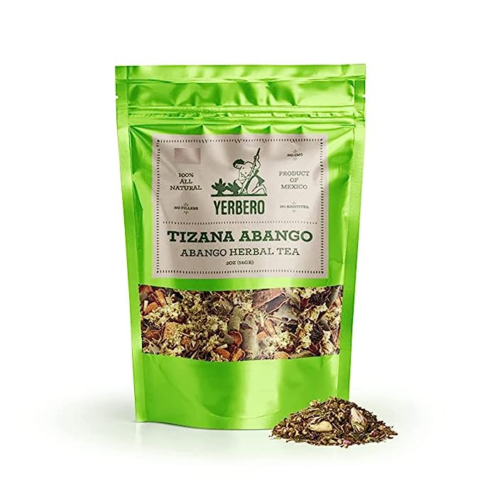 Yerbero - Tizana Abango 2oz (56gr) Abango Herbal Tea ( Palo Mulato + Tejocote + Eucaliptus + Gordolobo + Bugambilia)