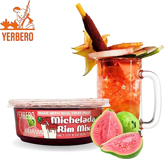 Yerbero - Michelada Guava & Chamoy Rim Dip | 8 Oz (226.7 g) | Mexican Guayaba & Chili Paste