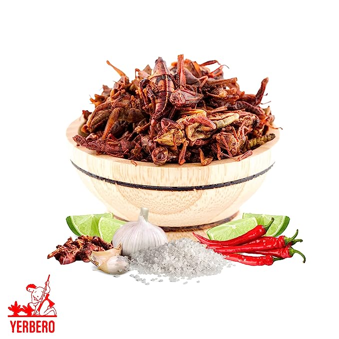 Yerbero - Fresh Chapulines 2 Piece Duo (Natural & Adobado Flavors)