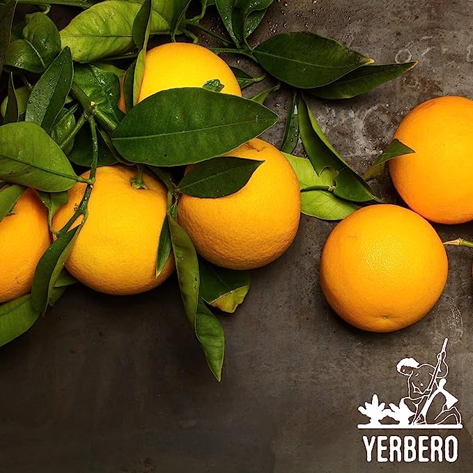 Yerbero - Premium Loose Orange Leaf Tea 2 oz (58gr) | Hoja De Naranjo - Naranja Te Herbal | Makes 30+ Cups | Dried Orange Leaves |