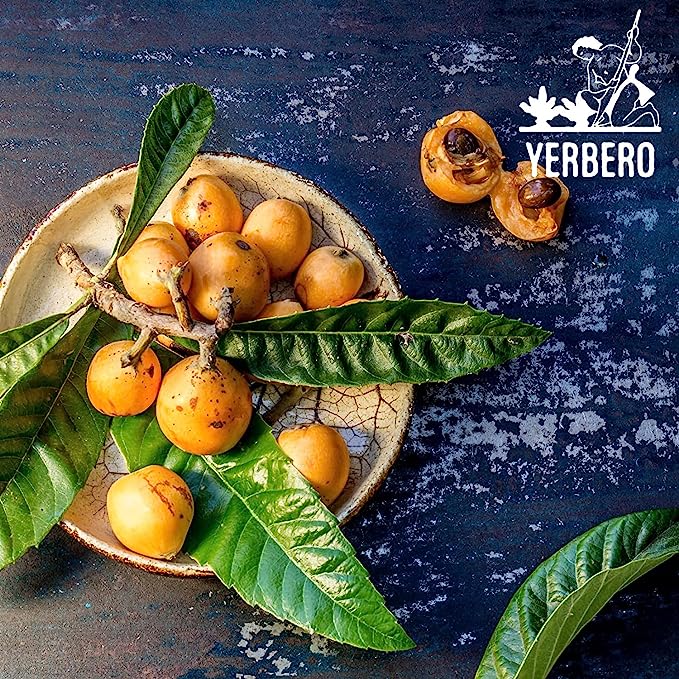 Yerbero - Te Herbal Hojas De Nispero 3 oz (85gr) Herbal Tea (Loquat Leaves Loose Tea)