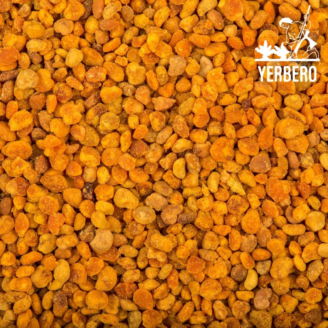 Yerbero - Premium Bee Pollen Granules 2 Lb (32oz) Stand Up Resealable Bag | 100% Natural Pure Raw Sweet Rich Flavor | Polen de Abeja Honey 100% Natural