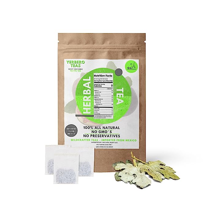 Yerbero - Fig Leaf ( Hoja De Higo - Aroma Fuerte) 30 Tea Bags 1gr (0.03oz) - Net WT 30gr (1.3oz) | Skin Care Tea |